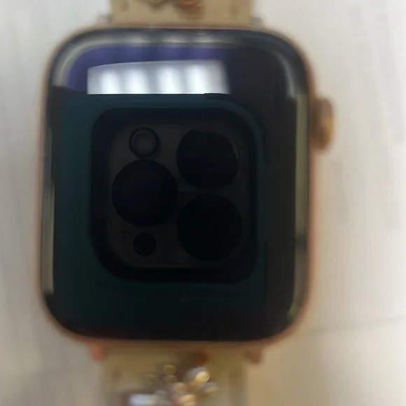 Apple Watch SE 44mm. GPS. Watch holds charge over 24 hours.